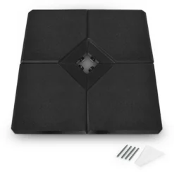 Costway 4 PC Cantilever Offset Umbrella Base Stable Weight Stand Water/Sand Filled 238lb -Outdoor Deals Garden Store GUEST 8de17047 9c59 4fe5 9cb3 a73fa7992db5