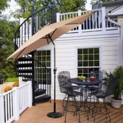 Costway 10FT Patio Umbrella 6 Ribs Market Steel Tilt W/Crank Outdoor Garden Beige -Outdoor Deals Garden Store GUEST 8ff66b15 928d 4346 9abb 6fa0aa7dccf6