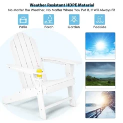 Costway 2PCS Patio Adirondack Chair Side Table Set Weather Resistant Cup Holder 10 Costway 2PCS Patio Adirondack Chair Side Table Set Weather Resistant Cup Holder -Outdoor Deals Garden Store GUEST 96aec77a fcb1 4524 a4c8 26555f5412b6