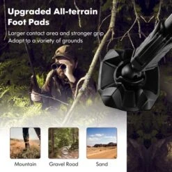 Costway Swivel Hunting Chair W/4 360°Adjustable Legs Folding Silent Swivel Blind Chair -Outdoor Deals Garden Store GUEST 99a4d9b4 2768 4d04 9858 c12023b8e818