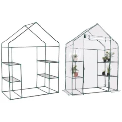 Costway Portable Mini Walk In Outdoor 3 Tier 6 Shelves Greenhouse -Outdoor Deals Garden Store GUEST a0f65cca df6a 4cb1 8af6 6d44b1d652e3