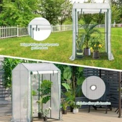 Costway 39'' X 32'' X 59'' Walk-in Garden Greenhouse Warm House For Plant Growing 13 Costway 39'' X 32'' X 59'' Walk-in Garden Greenhouse Warm House For Plant Growing -Outdoor Deals Garden Store GUEST a44b9a83 804d 49ca 8165 38ce1ad8342b