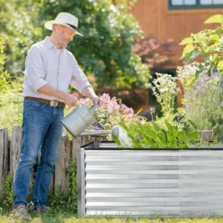 Costway Raised Garden Bed Large Metal Planter Box Kit For Vegetable Herb 6' X 3' X 2' -Outdoor Deals Garden Store GUEST a4bd98ab 1833 4887 9e52 eadac2728949