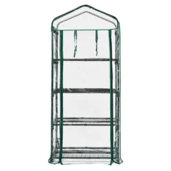 Costway White Mini Greenhouse W/ PVC Cover 4-Tier Portable Warm House 28'' X 19'' X 63'' 17 Costway White Mini Greenhouse W/ PVC Cover 4-Tier Portable Warm House 28'' X 19'' X 63'' -Outdoor Deals Garden Store GUEST a5b7b647 321d 414e 981b 93881c3df313