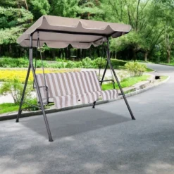 Costway Swing Top Cover Canopy Replacement Porch Patio Outdoor 66''x45'' 75''x52'' 77''x43'' -Outdoor Deals Garden Store GUEST a6e28f17 d2fb 413a aae9 5a617416964b