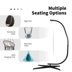 Costway C Hammock Frame Stand Solid Steel Construction 15 Costway C Hammock Frame Stand Solid Steel Construction -Outdoor Deals Garden Store GUEST a75592b6 dec3 4430 ac1c a2fa9ec0a1bf