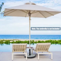 Costway 19'' Patio 35 LBS Round Umbrella Base Stand Holder 1.4''-1.9'' Market Table Outdoor -Outdoor Deals Garden Store GUEST a7ece18b d3ed 4b9d a2ae 91a9a19de4a4