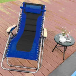 Costway Padded Zero Gravity Lounge Chair Oversize Folding Adjustable -Outdoor Deals Garden Store GUEST a87e7be7 db2b 40c2 813a f3a0ba0ff5d0