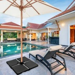 Costway 4 PC Cantilever Offset Umbrella Base Stable Weight Stand Water/Sand Filled 238lb -Outdoor Deals Garden Store GUEST abfdbe88 85a9 49e4 abc8 267628ae9a1c