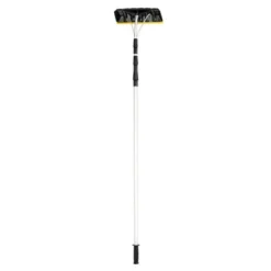 Costway 21FT Telescoping Snow Roof Rake Large Poly Blade Aluminum Tube Non-Slip Handle