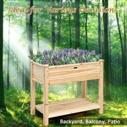 Costway Raised Garden Bed Elevated Wood Planter Box Stand For Vegetable Flower 14 Costway Raised Garden Bed Elevated Wood Planter Box Stand For Vegetable Flower -Outdoor Deals Garden Store GUEST b271a4b9 1d60 4dea a2a4 54e1da8df4f0
