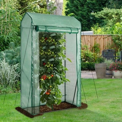 Costway 39'' X 20'' X 67'' Walk-in Garden Greenhouse Hot House Tomato Plant Warm House 2 Costway 39'' X 20'' X 67'' Walk-in Garden Greenhouse Hot House Tomato Plant Warm House - Image 2