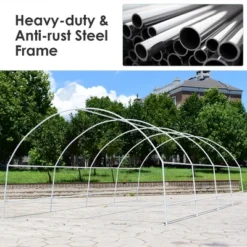 Costway 10'X6.5'X20' Walk-in Greenhouse Backyard Grow Tents Steel Frame 8 Windows -Outdoor Deals Garden Store GUEST b843c5eb f480 4713 a702 774b78d86adb