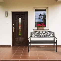 Costway Garden Bench Outdoor Furniture Porch Path Loveseat Chair 11 Costway Garden Bench Outdoor Furniture Porch Path Loveseat Chair -Outdoor Deals Garden Store GUEST bde98236 ab21 4452 b633 b0c918306032