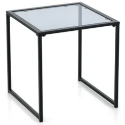 Costway Patio Side Table Outdoor 17'' Tempered Glass End Coffee Table For Porch Garden 17 Costway Patio Side Table Outdoor 17'' Tempered Glass End Coffee Table For Porch Garden -Outdoor Deals Garden Store GUEST c5ecbcd1 3cf3 4f71 b246 106cdd87da19