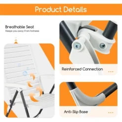 Costway Patio PP Folding Chair Adjustable Reclining 7-Level All-Weather Portable Outdoor -Outdoor Deals Garden Store GUEST c5fdb0f5 9fff 488b 8d8f bd4099f771a1