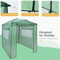 Costway 6'x 8' Portable Walk-in Greenhouse Pop-up Folding Plant Gardening W/Window -Outdoor Deals Garden Store GUEST d1dce144 f939 4a19 887d fe9d4ec4c114