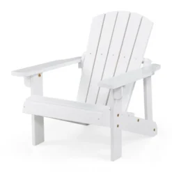 Costway Kid's Adirondack Chair Patio Wood High Backrest Arm Rest 110 LBS Capacity -Outdoor Deals Garden Store GUEST d3c5bb86 74c2 41f0 b045 c58066199f20