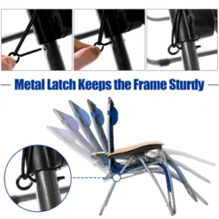 Costway Padded Zero Gravity Lounge Chair Oversize Folding Adjustable -Outdoor Deals Garden Store GUEST d3eaaca9 d23f 4fb6 9e60 5e4847a3c3cb