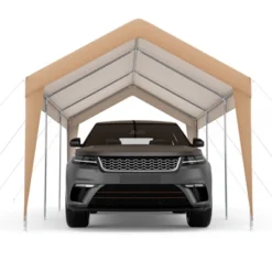 Costway 10x20FT Patio Heavy Duty Carport Garage Steel All-Weather Tent Outdoor Shelter -Outdoor Deals Garden Store GUEST d7799a7a 2aeb 4e26 800a 607d8ad7467a