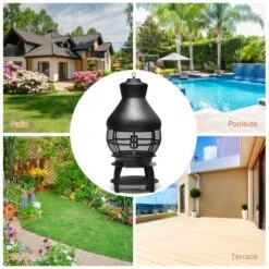 Costway Patio Fire Pit Chimenea Fireplace Wood Burning Heater Garden Backyard 13 Costway Patio Fire Pit Chimenea Fireplace Wood Burning Heater Garden Backyard -Outdoor Deals Garden Store GUEST d8fa859d 9013 451e a56f 04c0c2bf47d5