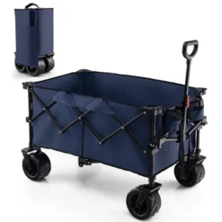 Costway Folding Collapsible Wagon Utility Garden Cart W/ Wide Wheels Adjustable Handle 20 Costway Folding Collapsible Wagon Utility Garden Cart W/ Wide Wheels Adjustable Handle -Outdoor Deals Garden Store GUEST dab553d9 e6b6 489a a32e 04d3be923010