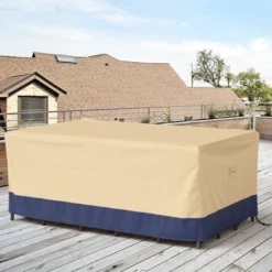 Costway Patio 90''x50'' Dining Set Cover Rectangle Table Chair Waterproof Handle Air Vent -Outdoor Deals Garden Store GUEST dadac015 9736 4a8a bdc6 4b2f2d6d13cd