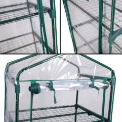 Costway Portable Mini Walk In Outdoor 4 Shelves Greenhouse -Outdoor Deals Garden Store GUEST dd54ff4f eb57 459e b0a0 6464abf4c4a5