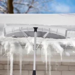 Costway 21FT Telescoping Snow Roof Rake Shovel Large Poly Blade Aluminum Tube Non-Slip Handle -Outdoor Deals Garden Store GUEST df915926 68c2 4bab 824c 3206bcd05358