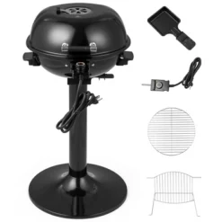 Costway 1600W Electric BBQ Grill With Warming Rack, Temperature Control & Grease Collector -Outdoor Deals Garden Store GUEST dfadd000 402e 444f b47f c39ff123afdb