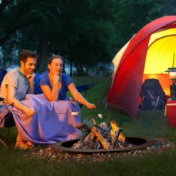 Costway 36 Inch Round Steel Fire Pit Ring Liner DIY Wood Burning Insert 10 Costway 36 Inch Round Steel Fire Pit Ring Liner DIY Wood Burning Insert -Outdoor Deals Garden Store GUEST e27d0a44 b000 4281 8a4b c109a9a45f44