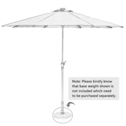 Costway 10FT Patio Solar Umbrella LED Patio Market Steel Tilt W/Crank Outdoor OrangeBlue New -Outdoor Deals Garden Store GUEST eea0b24b 11e4 4dc8 858f 54f43f28c409